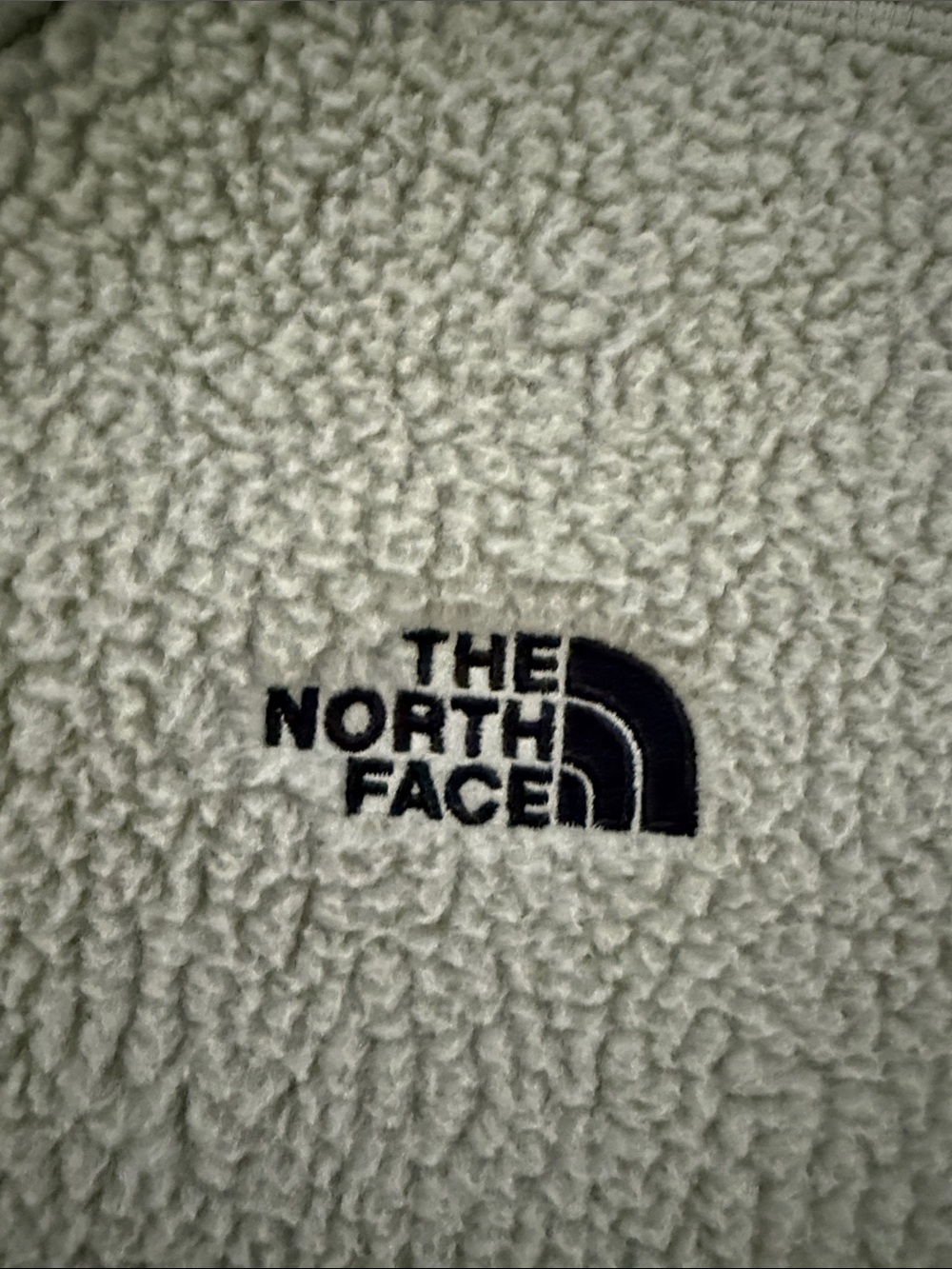 The North Face Women's Mint Green Sherpa Quarter-Zip Pullover - Picture 3 of 6